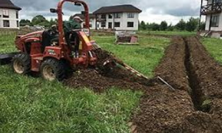 Копка траншей для водопровода в Томске: цена за метр от 919 руб.