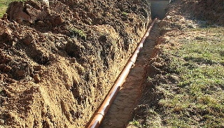 Копка траншей для водопровода в Томске: цена за метр от 919 руб.